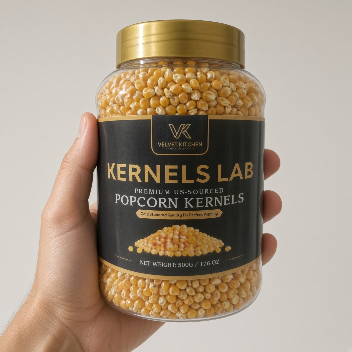 The Velvet Kitchen Premium US-Sourced Popcorn Kernels (1kg Jar - Gold Standard Quality) - Image 8