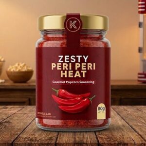 The Velvet Kitchen Zesty Peri Peri Popcorn Seasoning Powder (80g Jar)