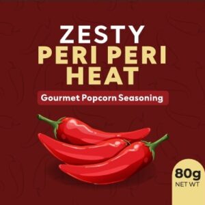 The Velvet Kitchen Zesty Peri Peri Popcorn Seasoning Powder (80g Jar)