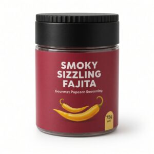 The Velvet Kitchen Smoky Sizzling Fajita Popcorn Seasoning Powder (75g Jar)