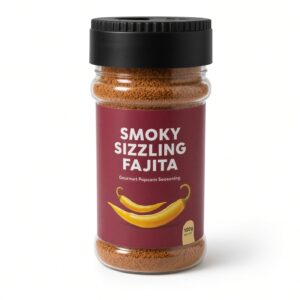 The Velvet Kitchen Smoky Sizzling Fajita Popcorn Seasoning Powder (100g Jar)