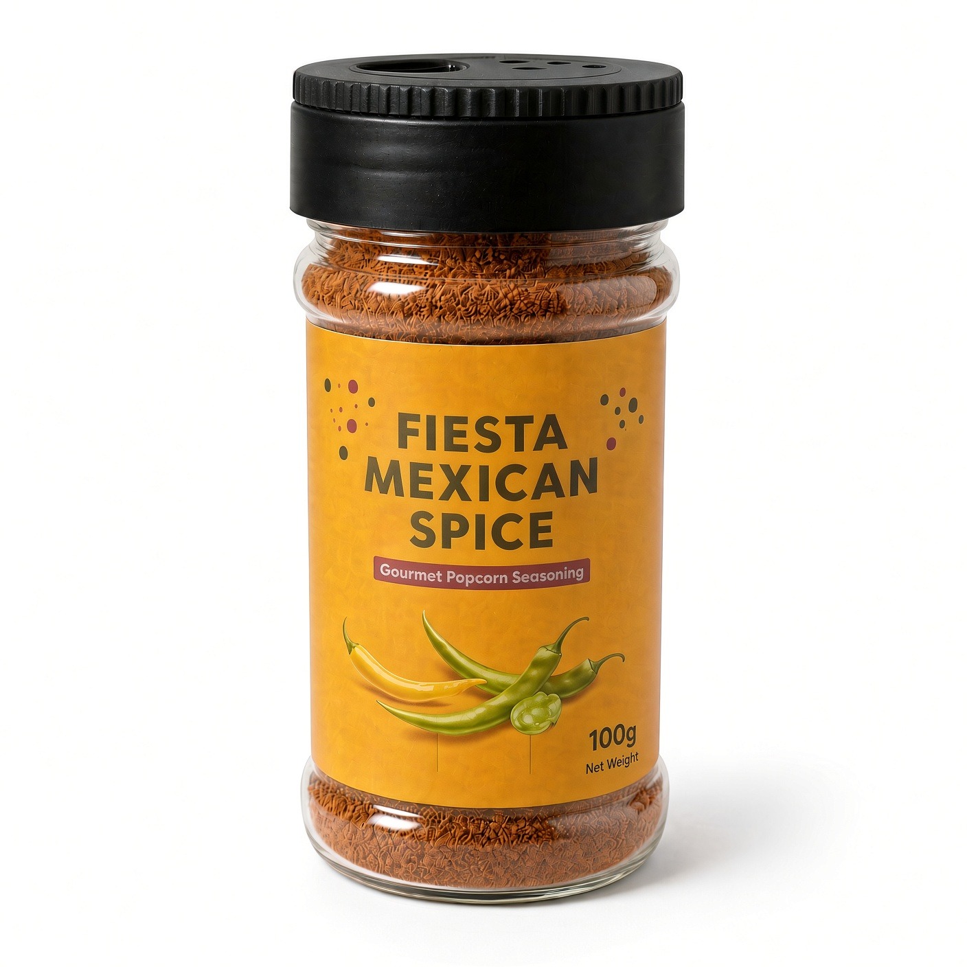 The Velvet Kitchen Fiesta Mexican Spice Popcorn Seasoning Powder (100g Jar)