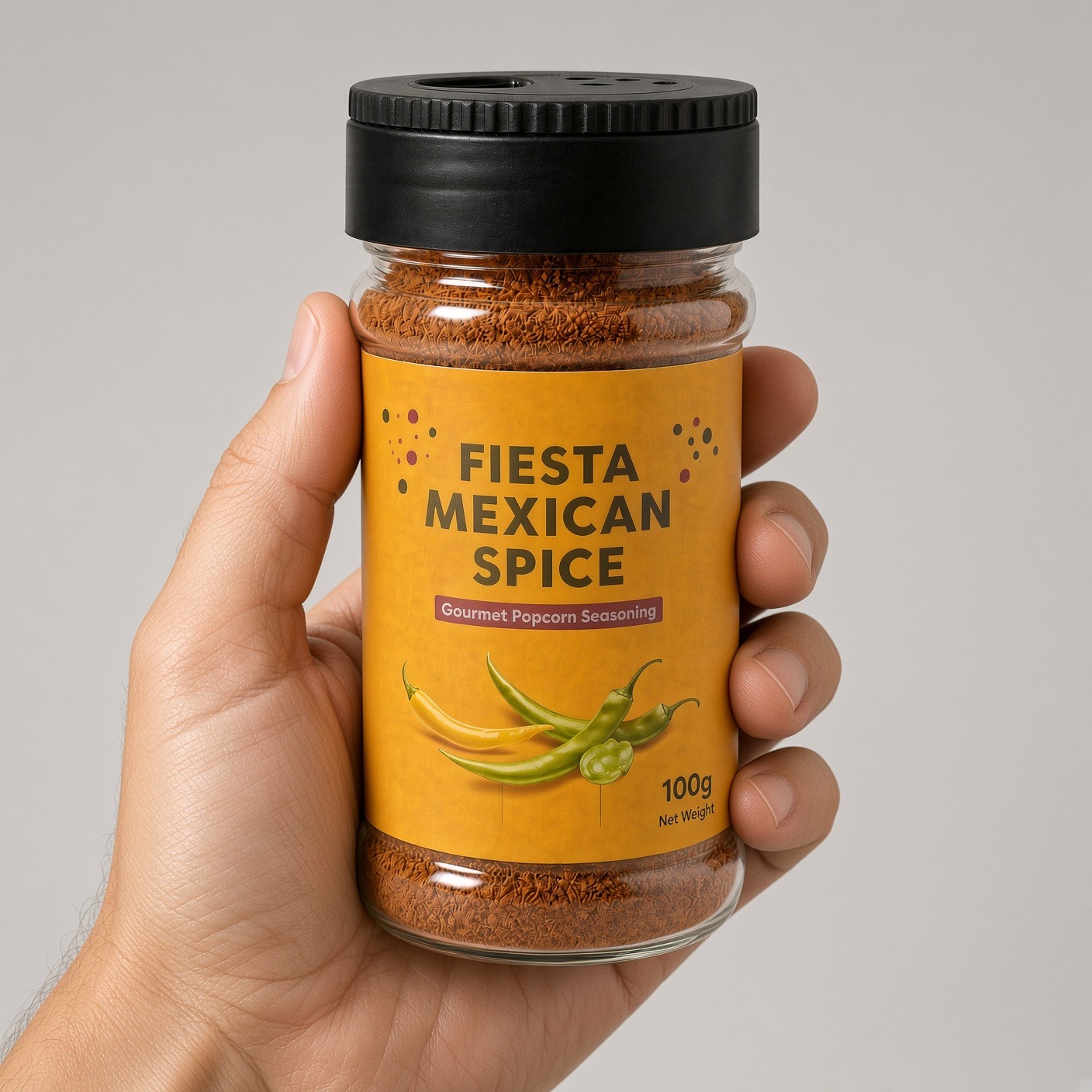 The Velvet Kitchen Fiesta Mexican Spice Popcorn Seasoning Powder (100g Jar) - Image 7