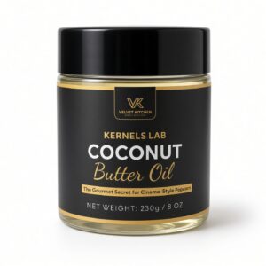 Kernels Lab Coconut Butter Oil - The Gourmet Secret for Cinema-Style Popcorn (230g / 8 oz)