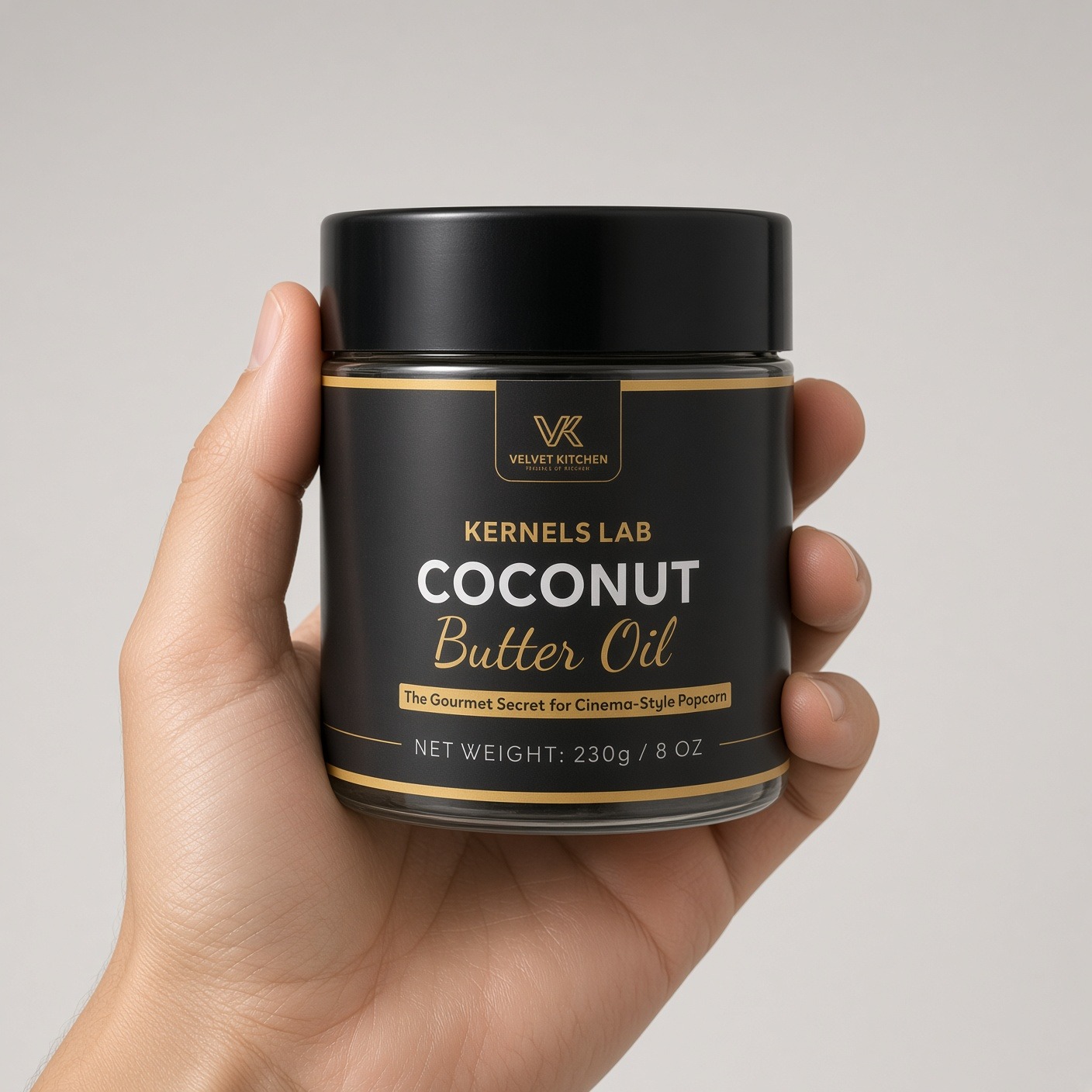 Kernels Lab Coconut Butter Oil - The Gourmet Secret for Cinema-Style Popcorn (230g / 8 oz) - Image 3