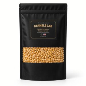 Kernels Lab Premium US-Sourced Black Pouch Popcorn Kernels